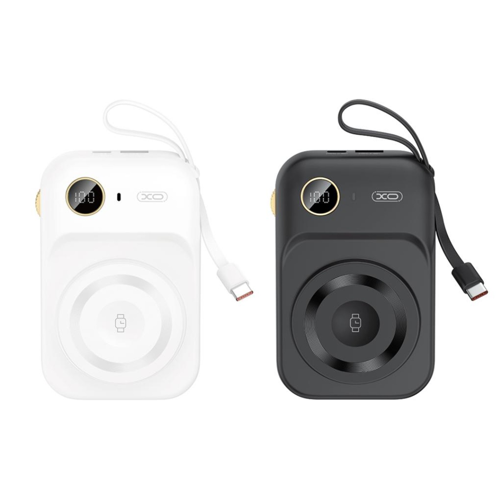 Павербанк XO PR270 10 000 мА·год MagSafe з підставкою 3-в-1 в 1 22.5 W Чорний
