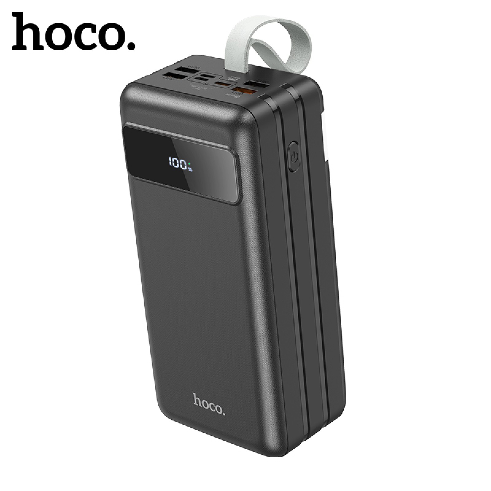 Павербанк Hoco J86B Electric fully compatible / /LCD/Lamp 60 000mAh 22.5 W Чорний