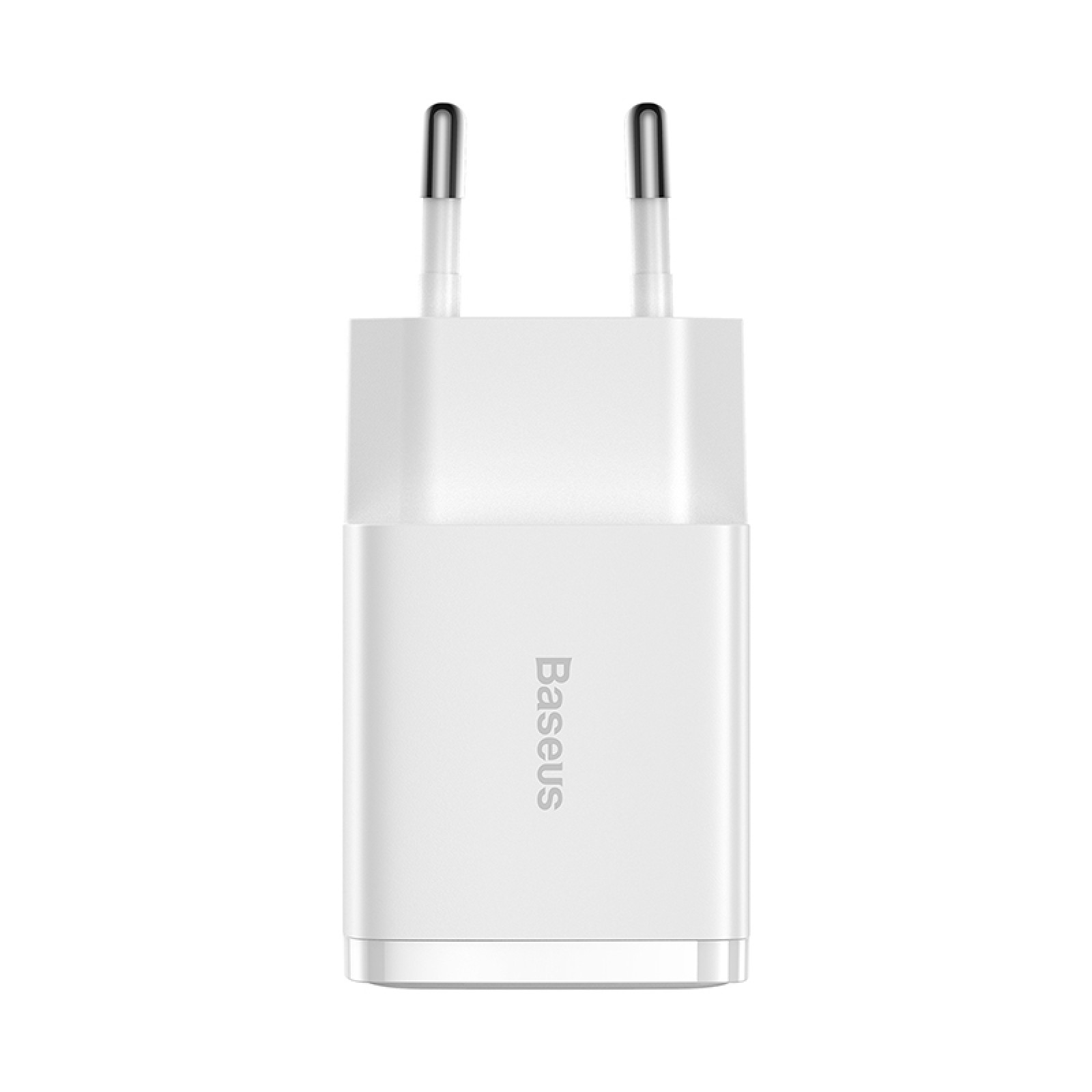 Мережевий зарядний пристрій Baseus Compact 2×USB-A 10 Вт Білий
