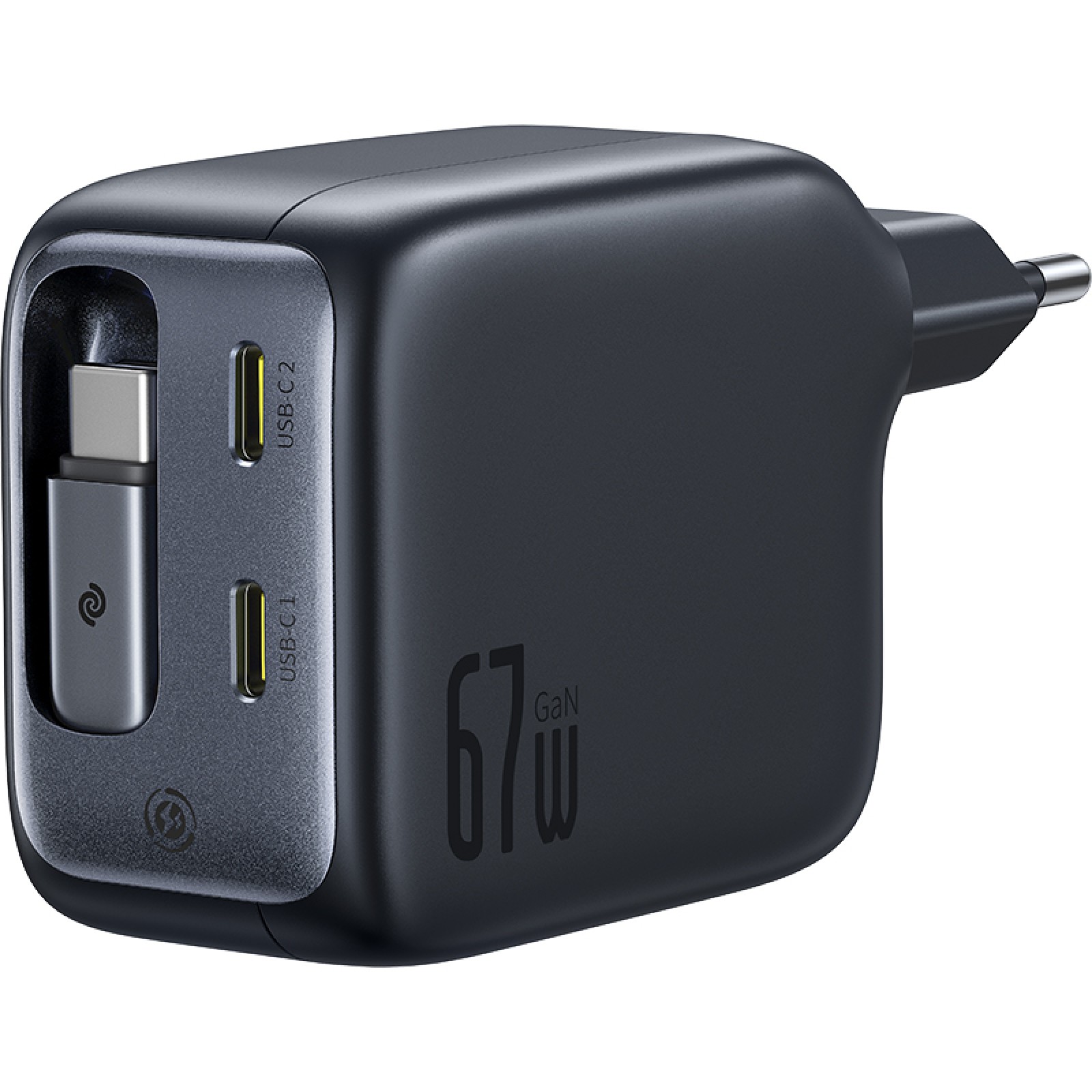 Мережевий зарядний пристрій Baseus EnerCore CJ11 USB-C 67 Вт PD Чорний