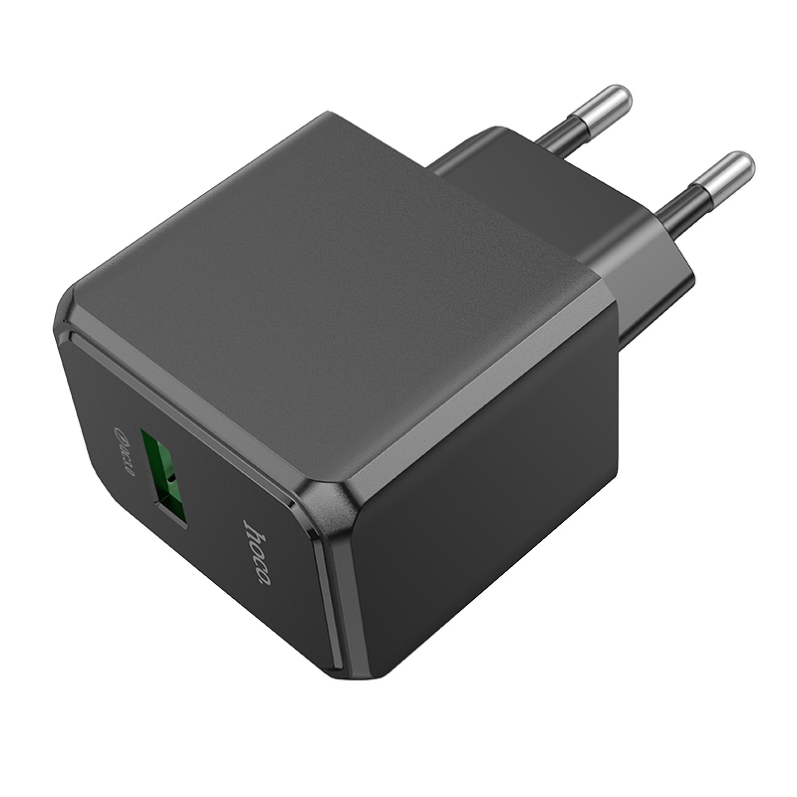 Мережевий зарядний пристрій Hoco CS12A Ocean USB-A 18 Вт Чорний