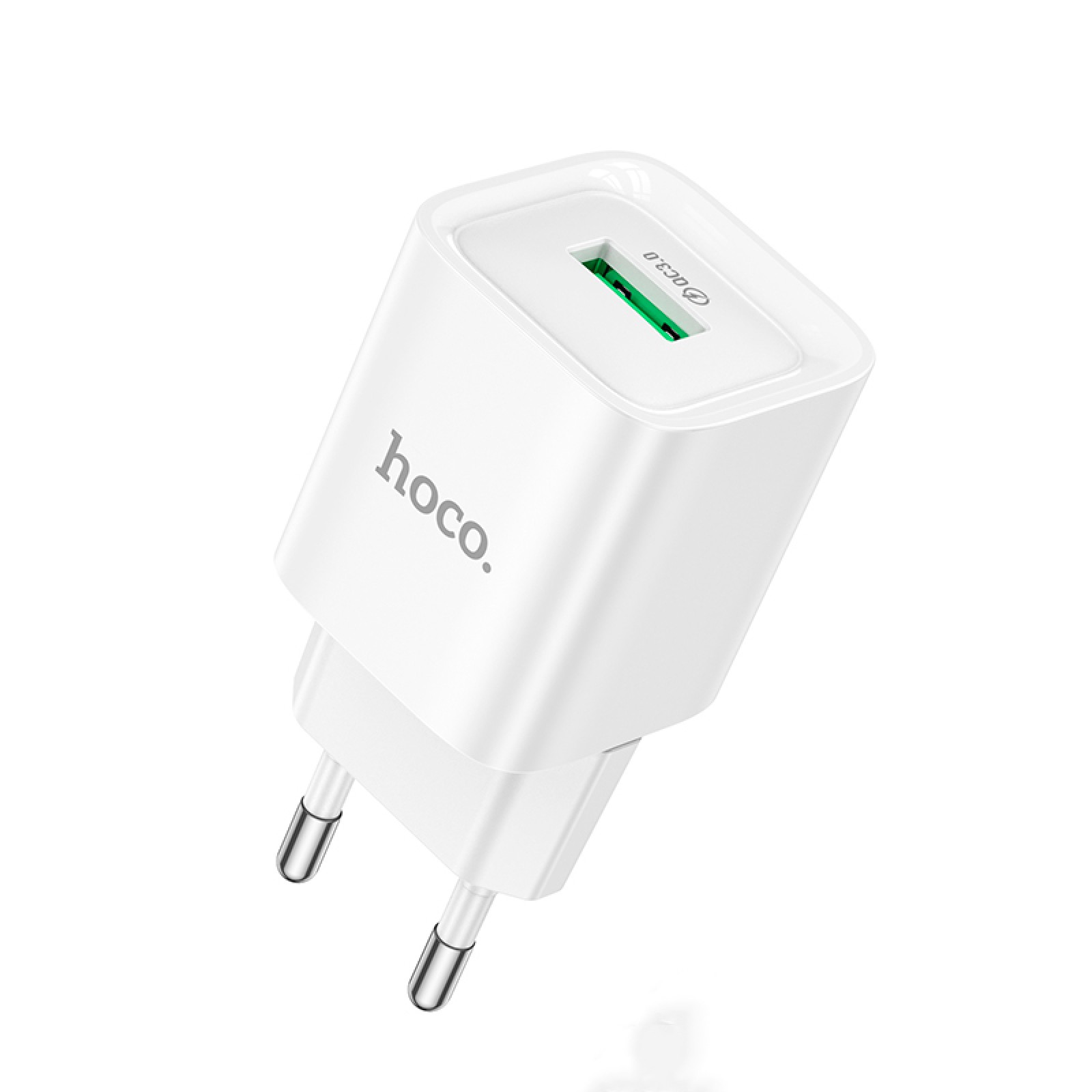 Мережевий зарядний пристрій Hoco C145A Charm USB-A 18 Вт Білий
