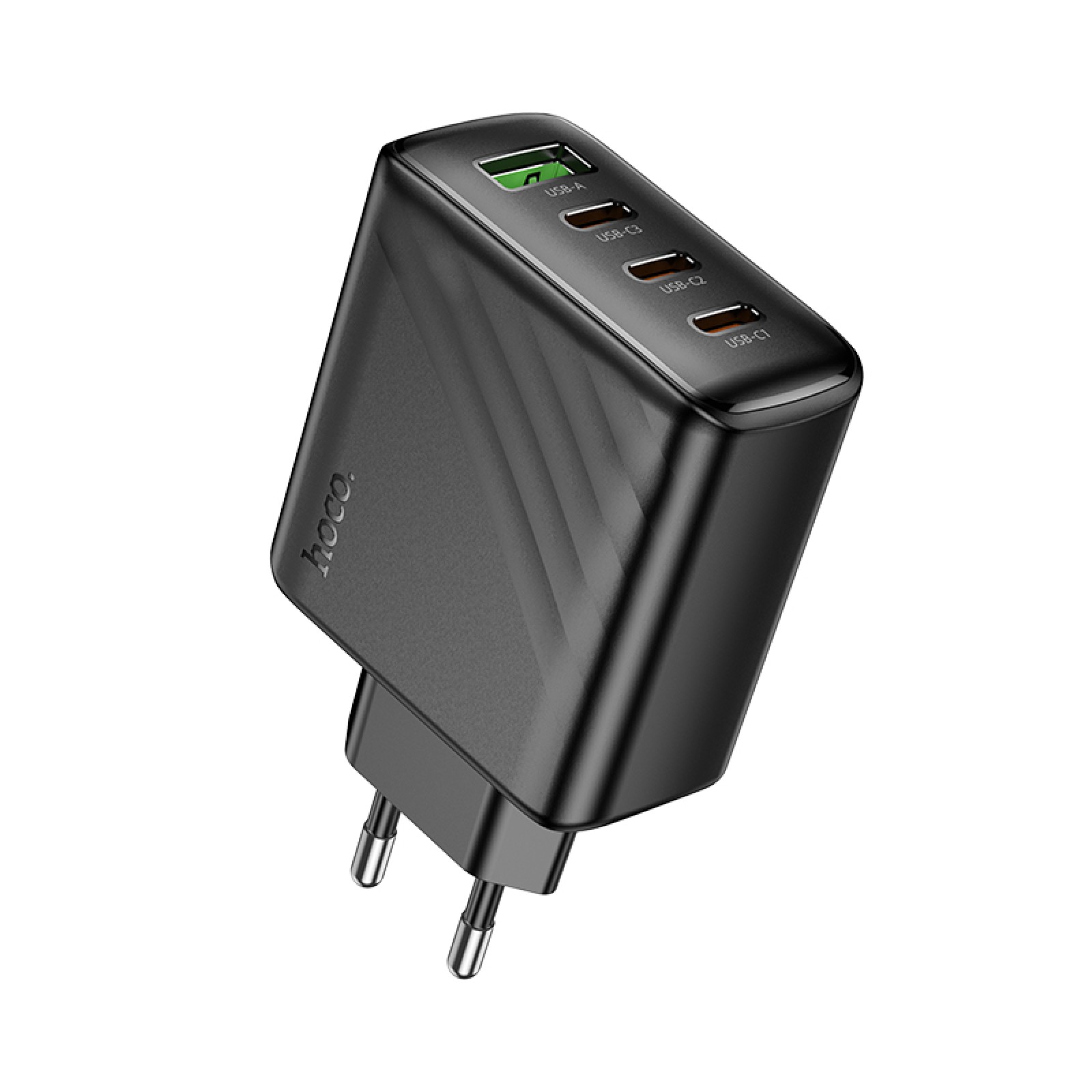 Мережева зарядка HOCO CS27A Supply PD 67 Вт 3 USB-C + 1 USB-A Чорна