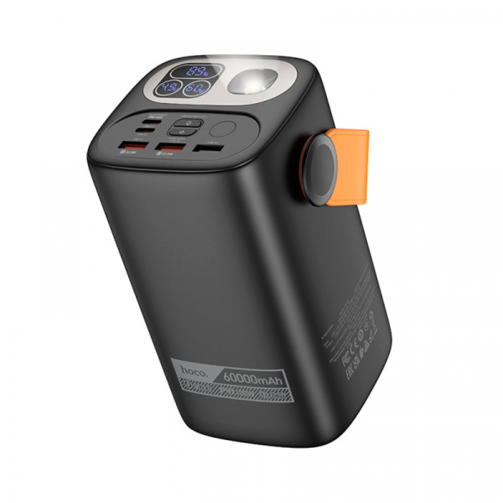 Павербанк Hoco DB160 Astrum 60 000 мА·год 100 W Чорний