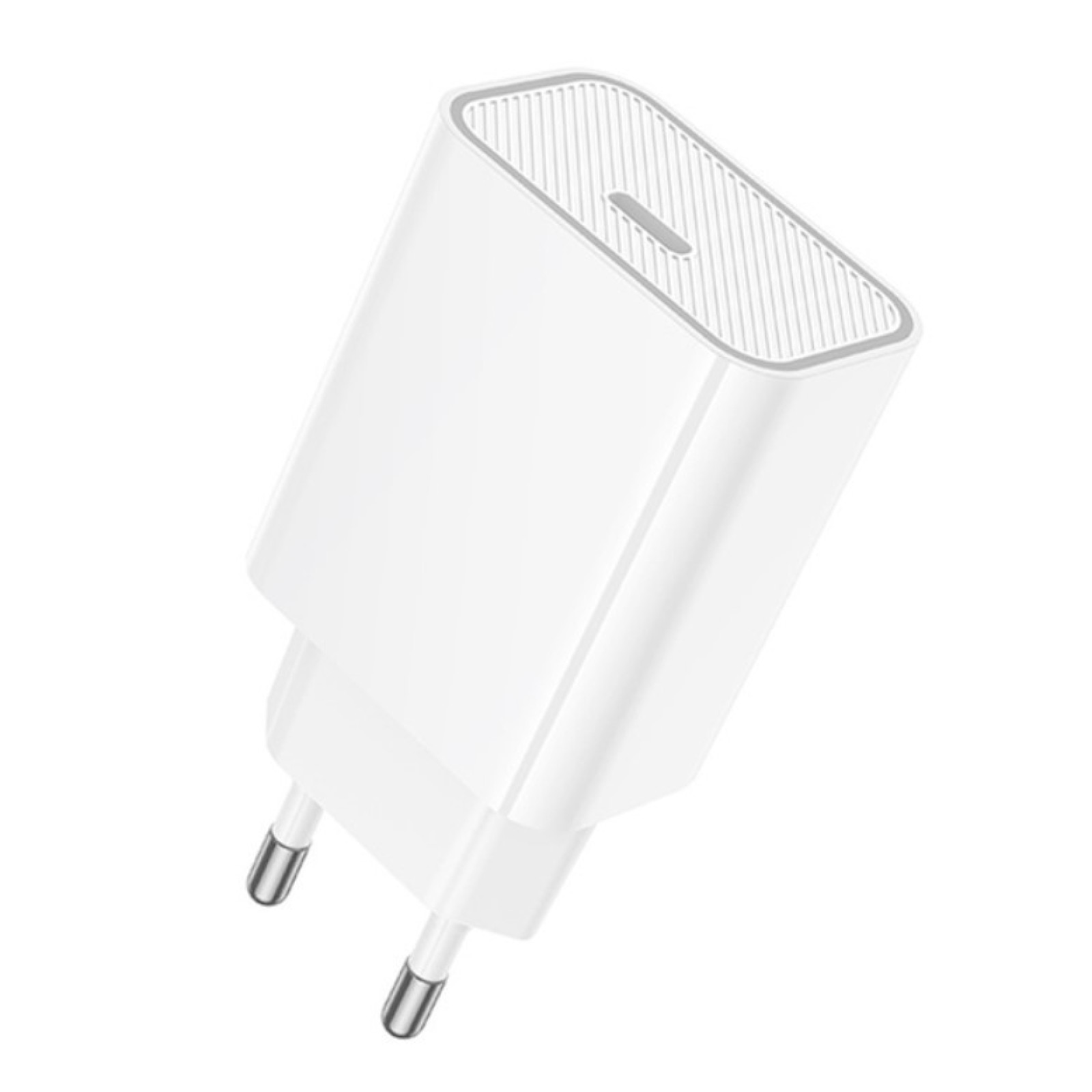 Мережевий зарядний пристрій Hoco C143A Benefit USB-C 20 Вт PD Білий