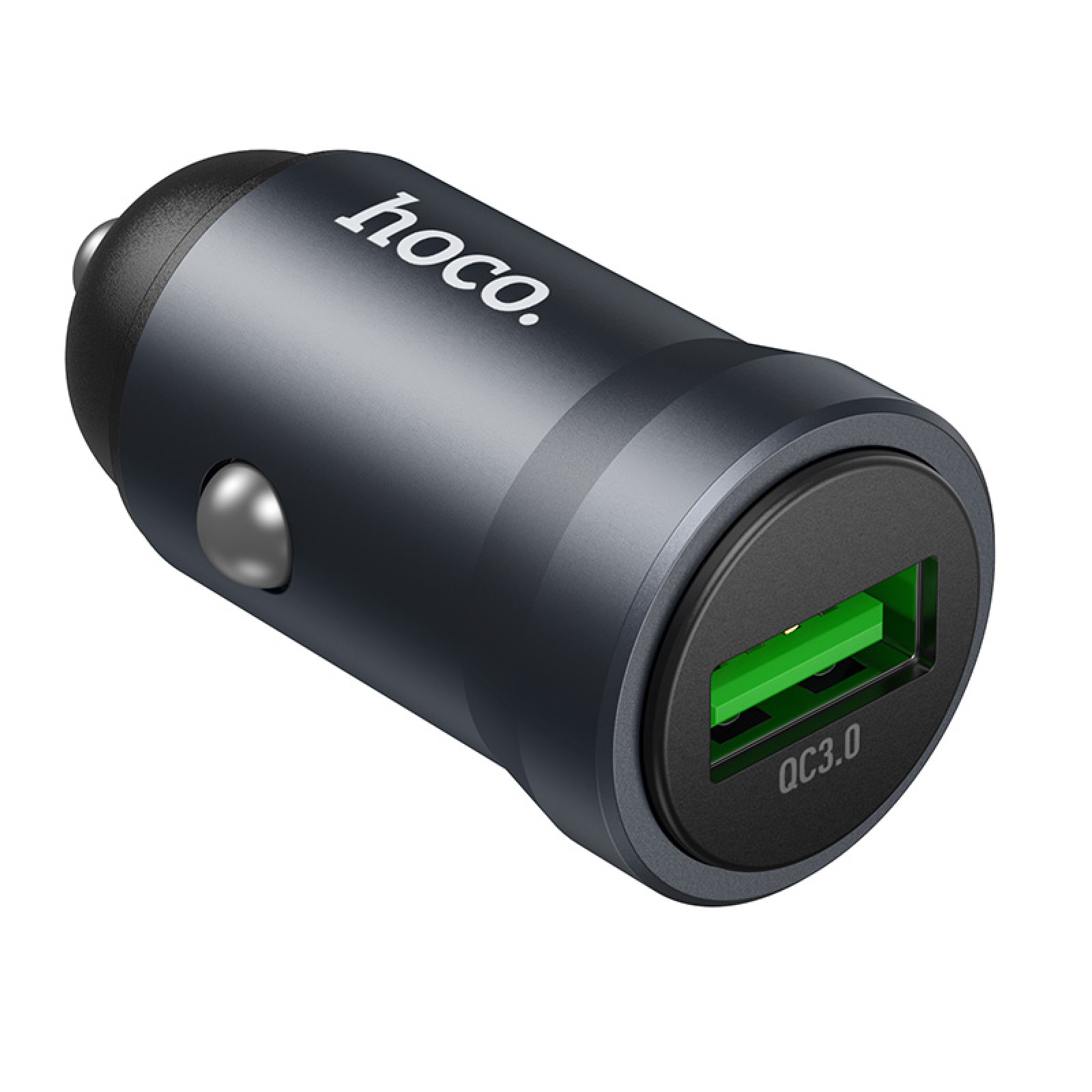 Автомобільний зарядний пристрій Hoco Z62 Energy USB-A Сірий металік