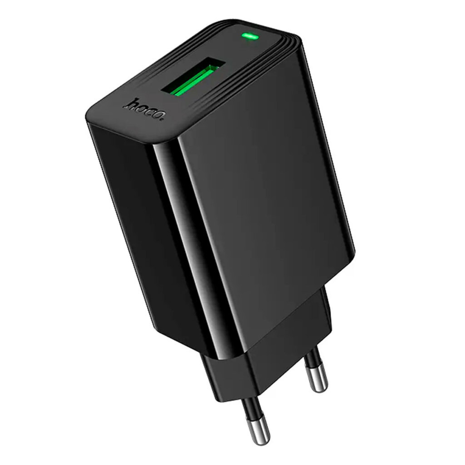 Мережевий зарядний пристрій Hoco CS92A Leader USB-A 18 Вт Чорний