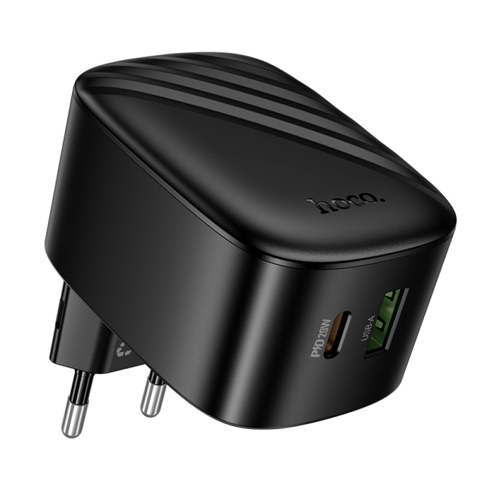 МЗП HOCO CS101A folding PD20W+ charger(EU) Чорний