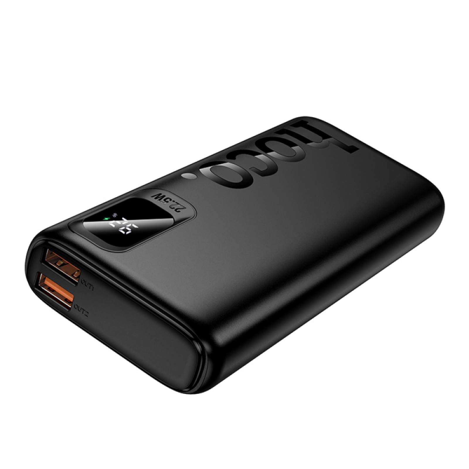Павербанк Hoco J158Pro Runner + fully compatible power bank 10000mAh 22.5 W Чорний