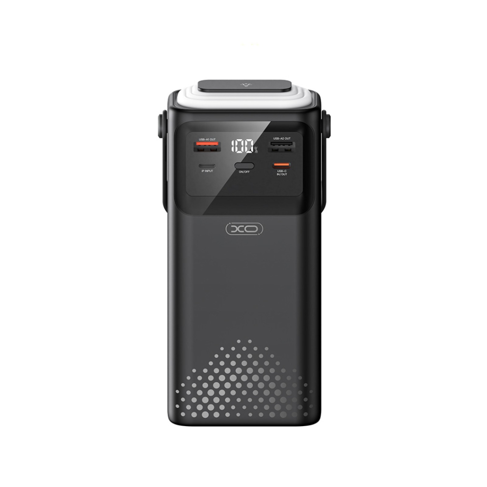 Павербанк XO PR285 30 000 мА·год з кабелем 22.5 W Чорний