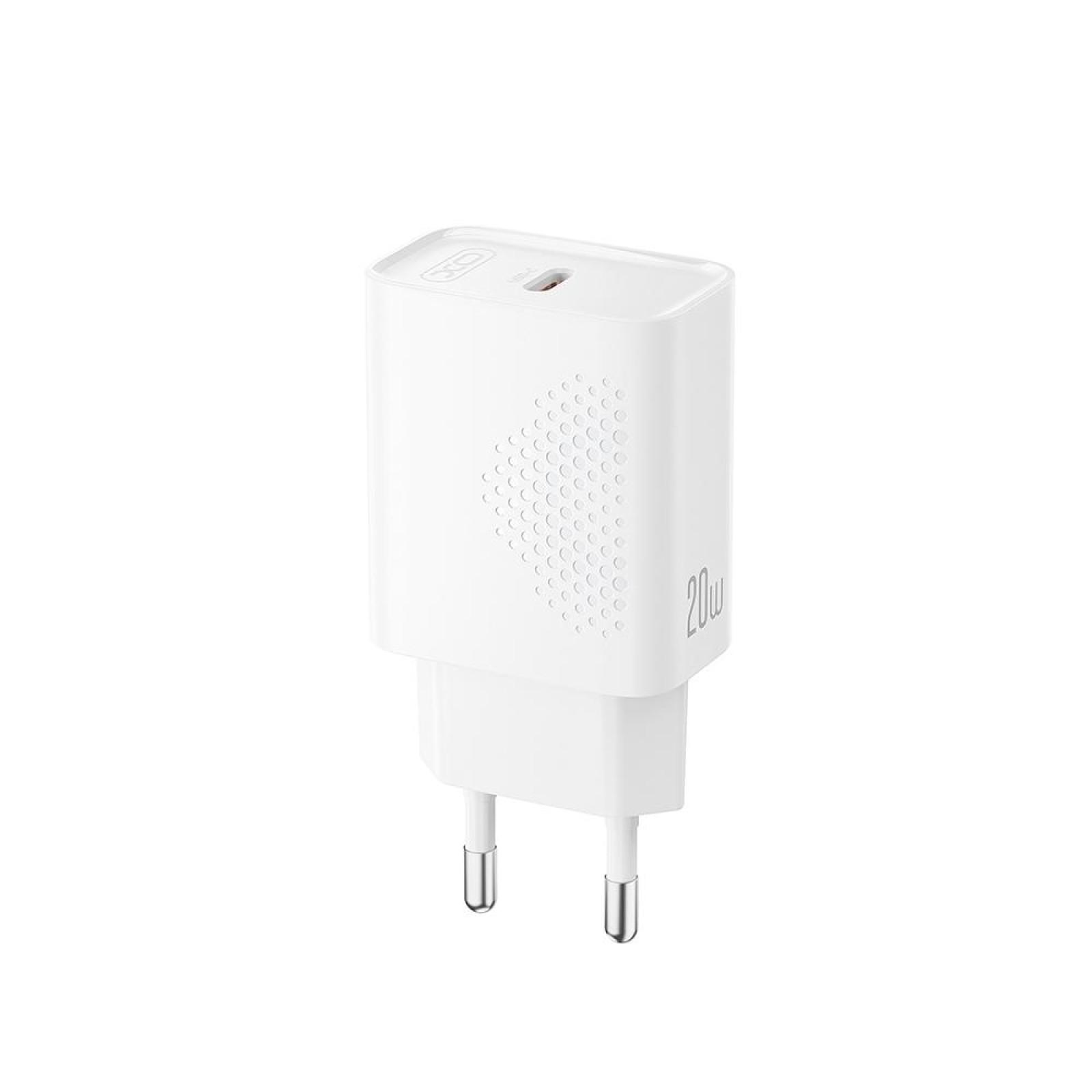 Мережевий зарядний пристрій XO L160 USB-C 20 Вт PD Білий