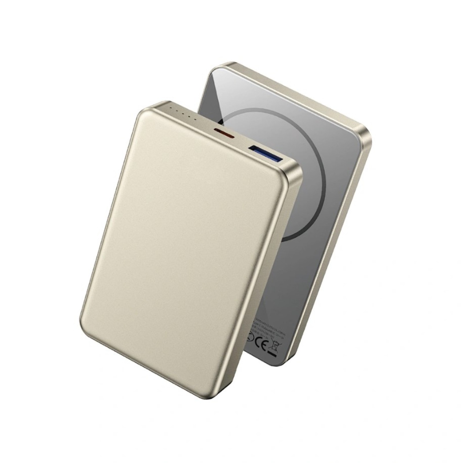 Павербанк WiWU P15-1 Ultra Thin Magnetic Power Bank 10 000 mAh Titanium Золотий