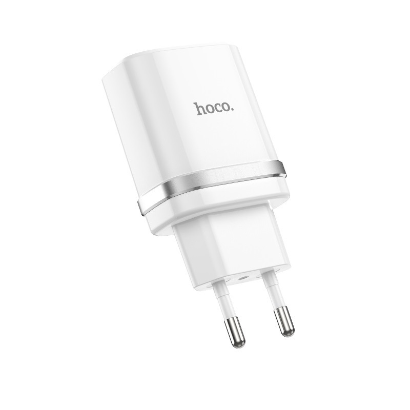 Мережевий зарядний пристрій HOCO C12Q Smart charger 18 W Білий