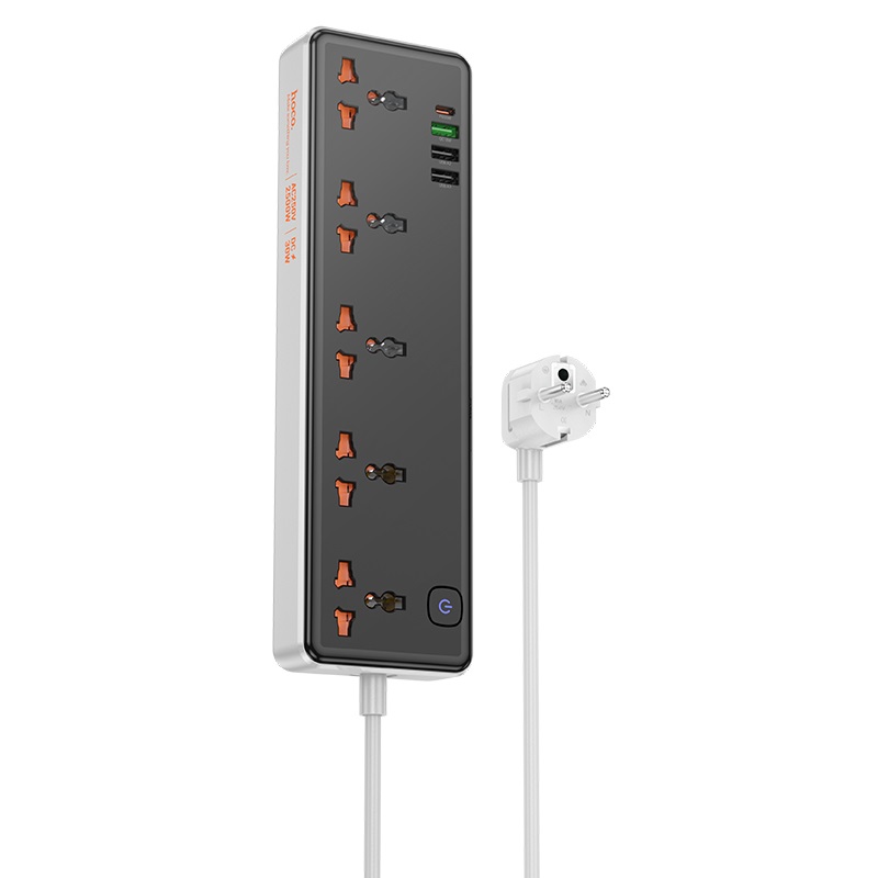 Мережевий зарядний пристрій HOCO AC14A 1.5 м 30 W Чорний