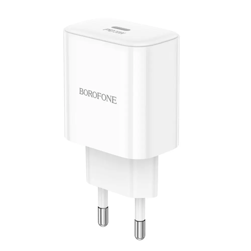 Мережевий зарядний пристрій BOROFONE BA81A 20 W Білий