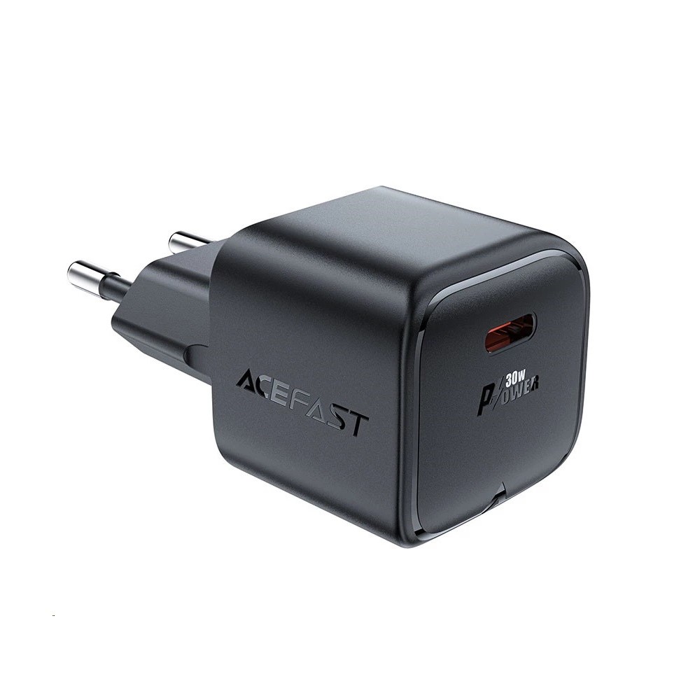 Мережевий зарядний пристрій ACEFAST A77 mini 30 W Type-C Чорний