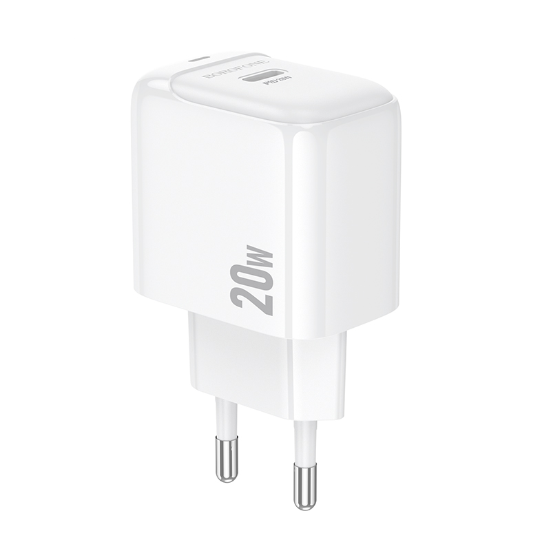 Мережевий зарядний пристрій BOROFONE BAS43A Potential 20 W Білий
