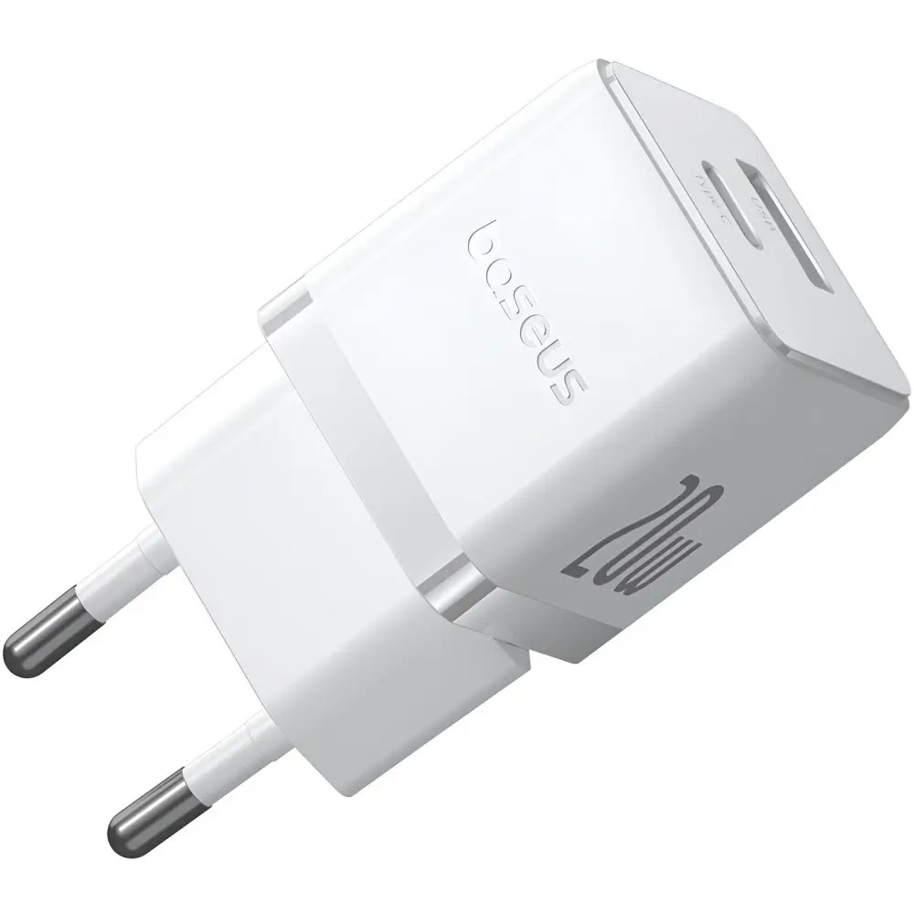 Мережевий зарядний пристрій Baseus Palm C+U 20 W Білий