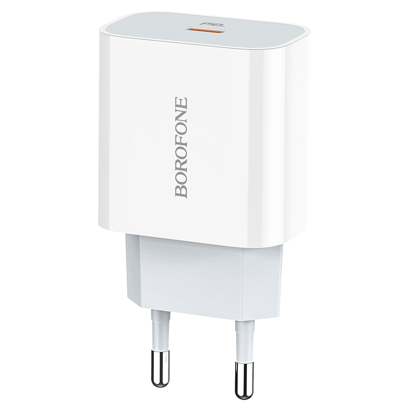 Мережевий зарядний пристрій BOROFONE BA38A Plus Speedy 20 W Білий