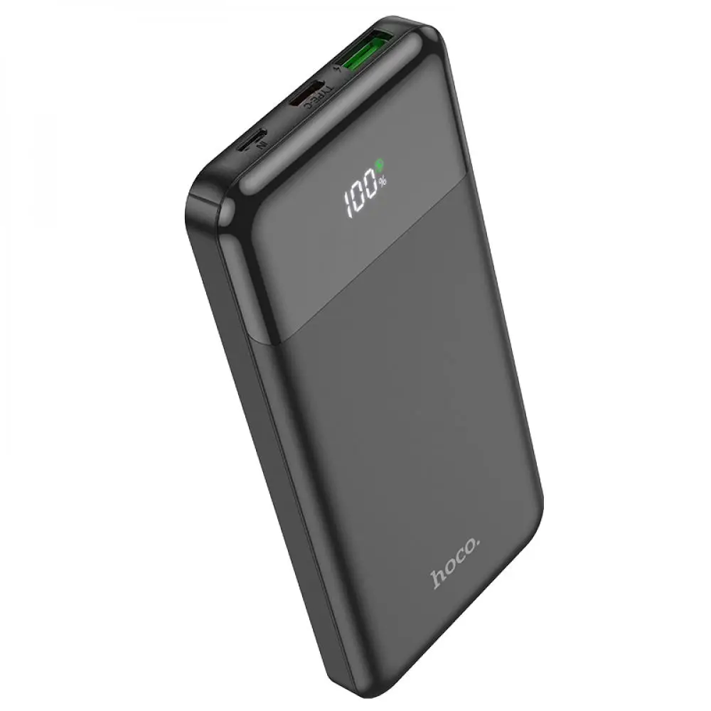 Зовнішній акумулятор HOCO J102 Cool figure + power bank(10000mAh) 20 W Чорний