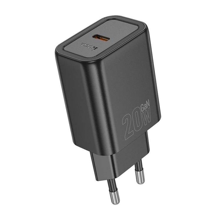 Мережевий зарядний пристрій HOCO N60 Gentle 20 W Чорний