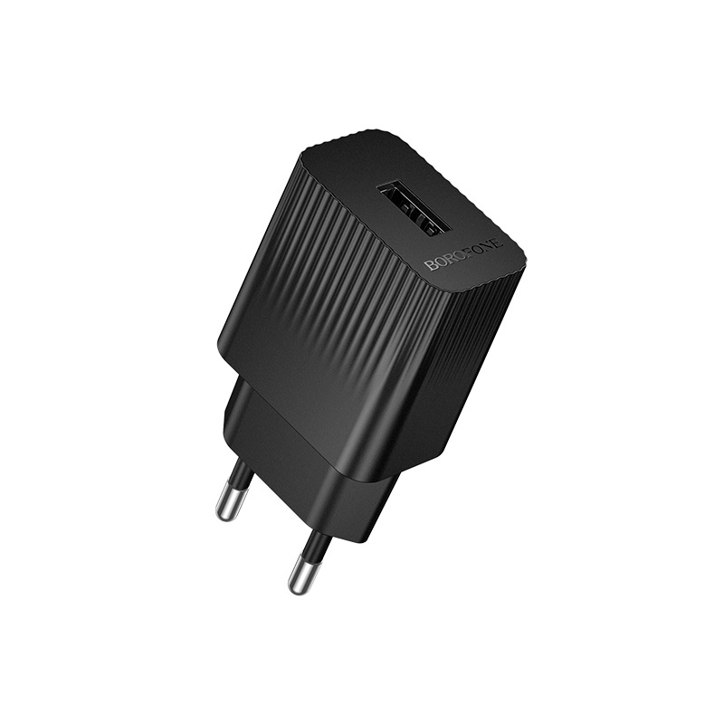 Мережевий зарядний пристрій BOROFONE BAS71A Source single-port charger Чорний