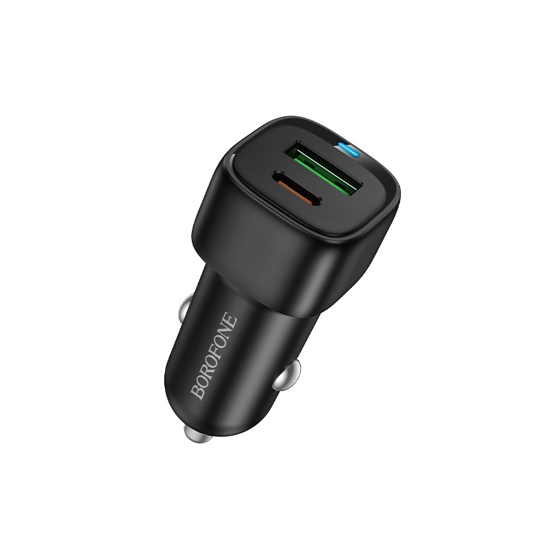 Автомобільний зарядний пристрій BOROFONE BZ34B Cloud (1C1A) car charger 38 W Чорний