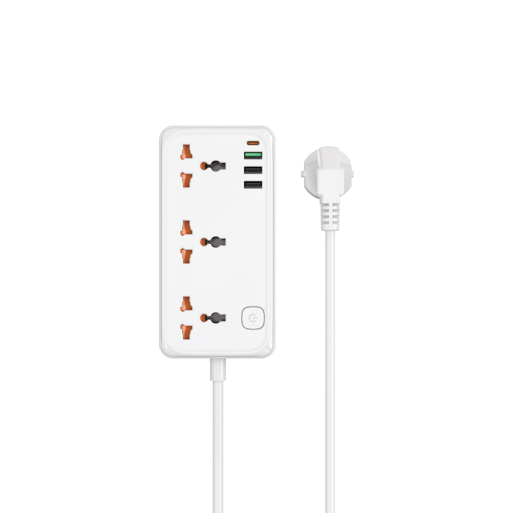 Мережевий подовжувач WIWU Wi-S005 Cube Multiple Function GaN Білий