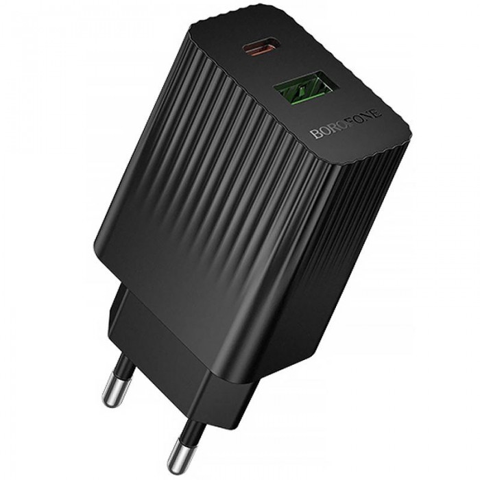 Мережевий зарядний пристрій BOROFONE BAS76A Source + charger 30 W Чорний