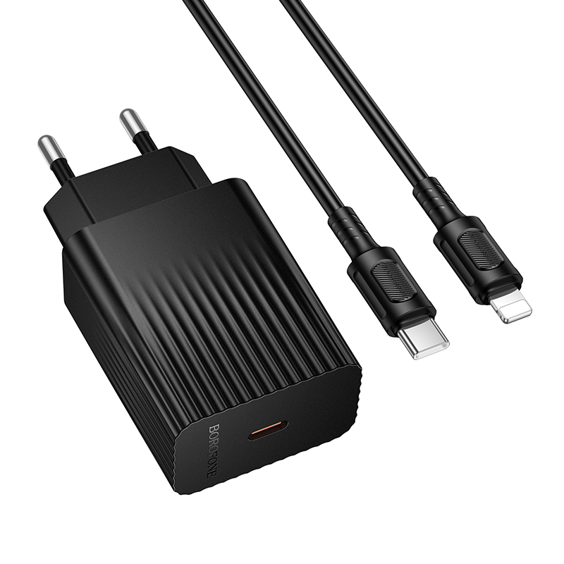 Мережевий зарядний пристрій BOROFONE BAS75A 30 W Чорний (KM6941991122835)
