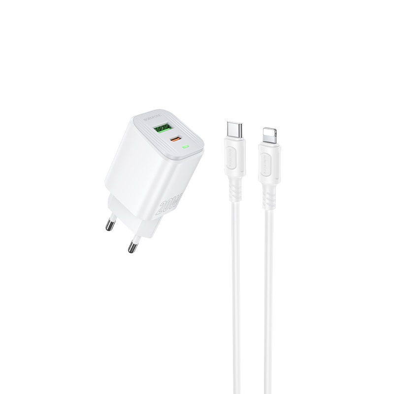 Мережевий зарядний пристрій BOROFONE BAS83A 20 W Білий