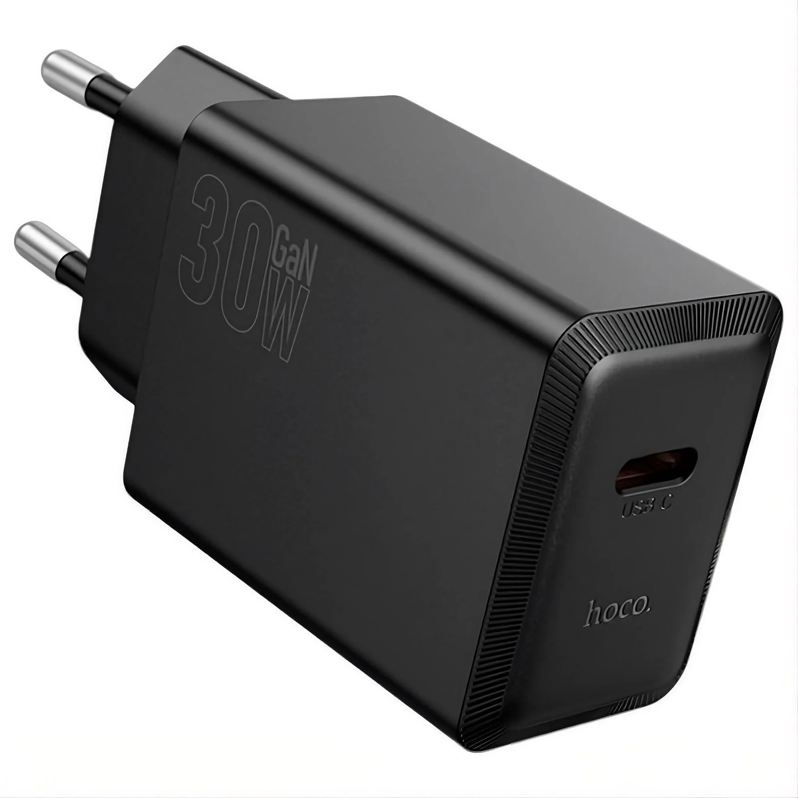 Мережевий зарядний пристрій HOCO N70 Nuevo single port charger set(C to iP) 30 W Чорний
