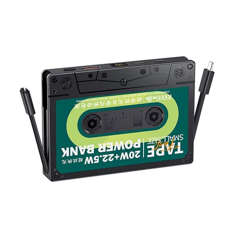 Power Bank Remax Tape 10000 mAh 22.5 W Чорний