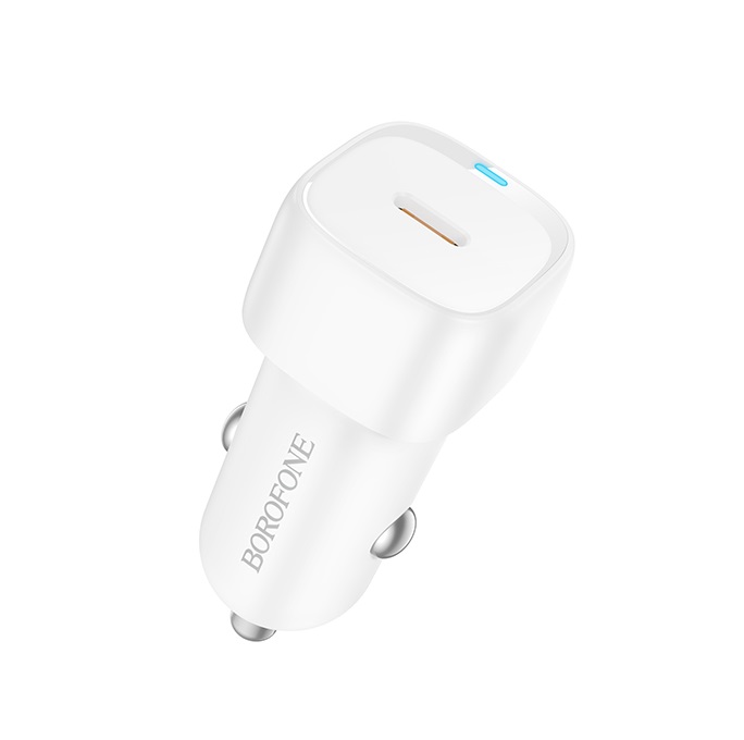 Автомобільний зарядний пристрій BOROFONE BZ34A Cloud single port car charger 20 W Білий