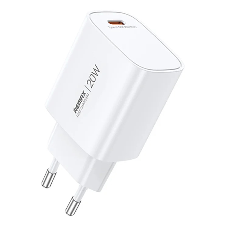 Мережевий зарядний пристрій REMAX GaN Fast charging 1C Charger U187-C20W EU White