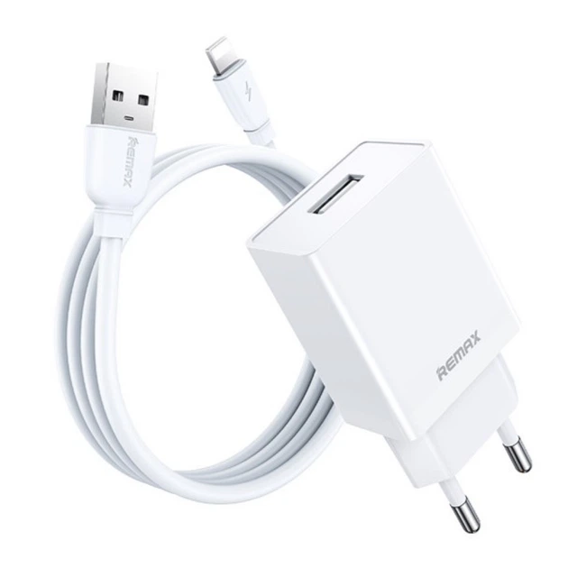 Мережевий зарядний пристрій Remax RP-U95 Micro-USB Білий