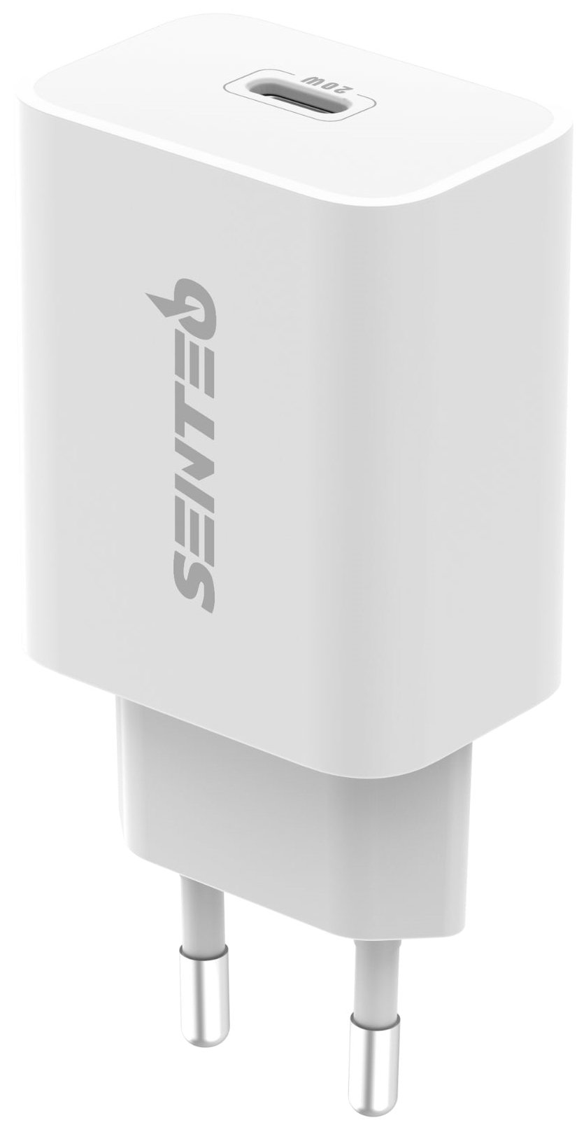 Мережевий зарядний пристрій Senteo Z-08 20 W Type-C Білий