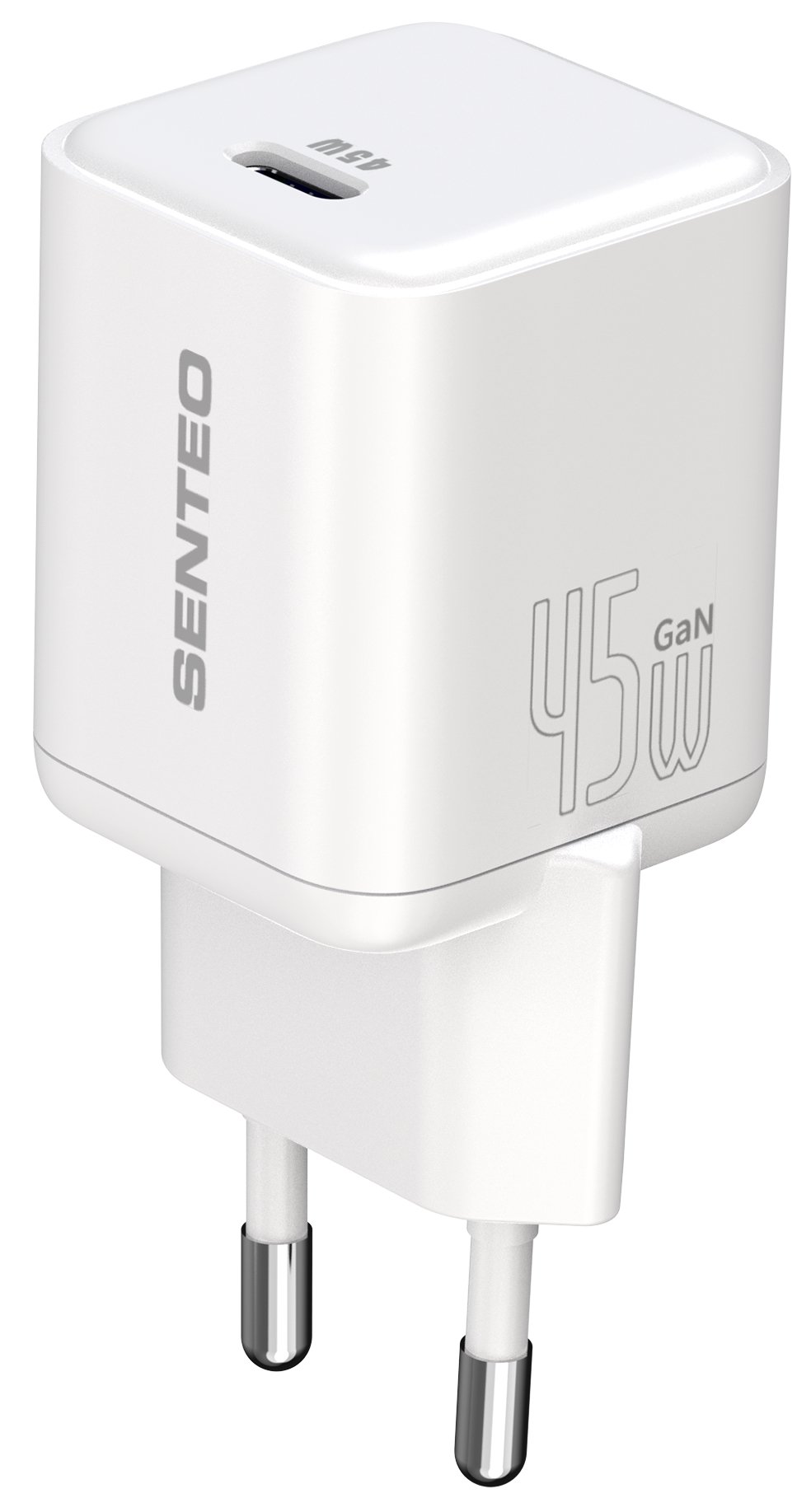 Мережевий зарядний пристрій Senteo Z-18 GaN 45 W Type-C Білий