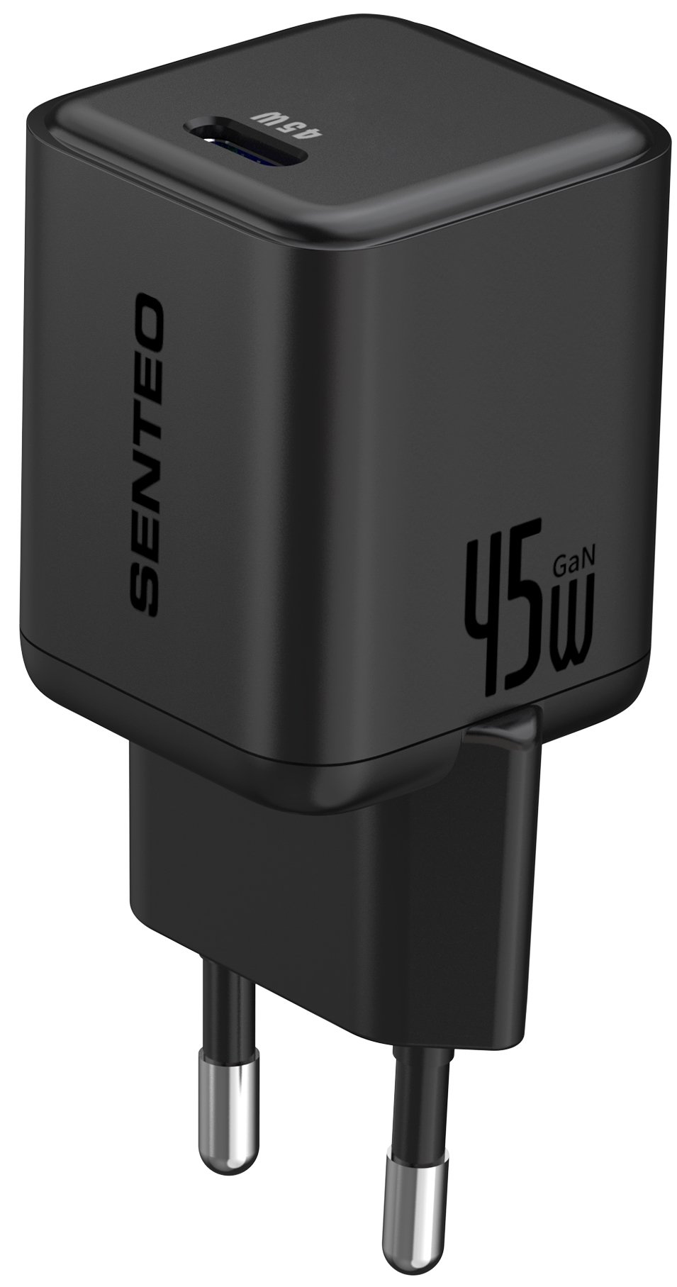 Мережевий зарядний пристрій Senteo Z-18 GaN 45 W Type-C Чорний