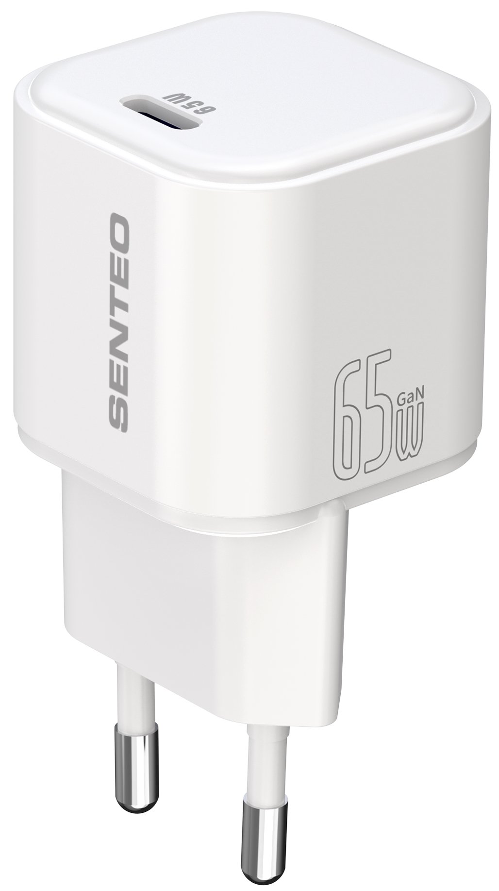 Мережевий зарядний пристрій Senteo Z-20 GaN 65 W Type-C Білий