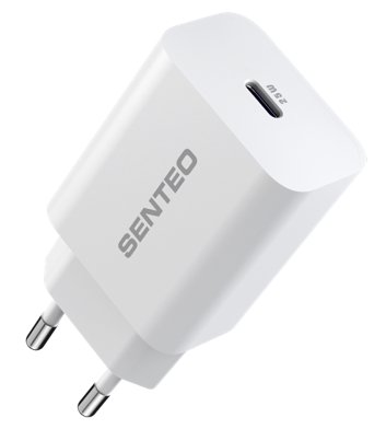 Мережевий зарядний пристрій Senteo Z-13 GaN 25 W Type-C Білий