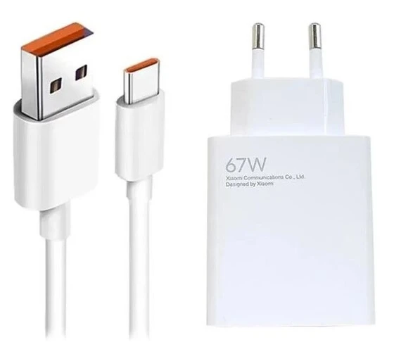 Мережевий зарядний пристрій Xiaomi HyperCharge Combo cable 67 W (BHR9465EU) Білий