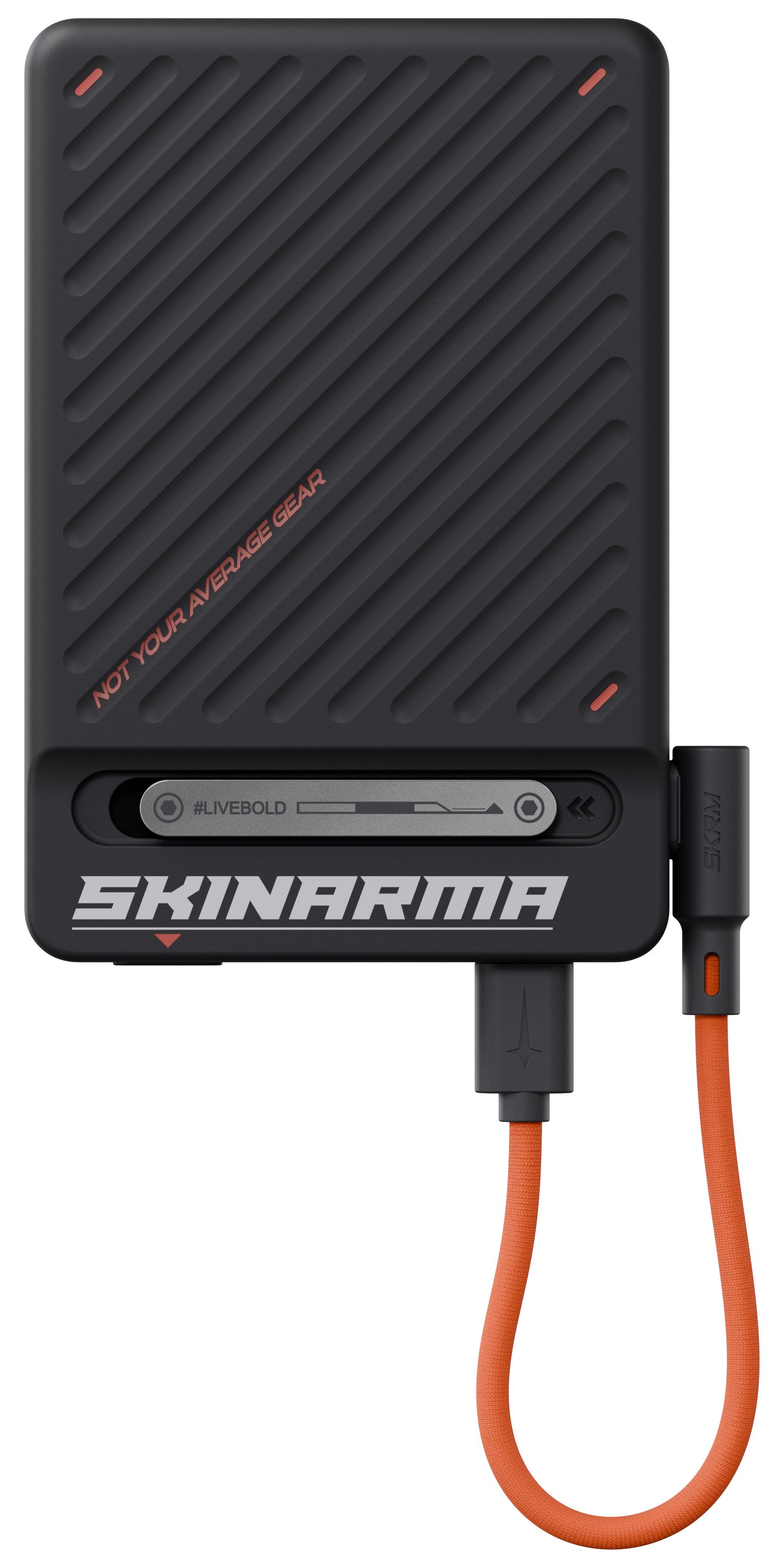 Павербанк Skinarma Power Bank ARC Magnetic with stand 10000mAh 20 W (SK-PB10K-ARC-BLK) Чорний