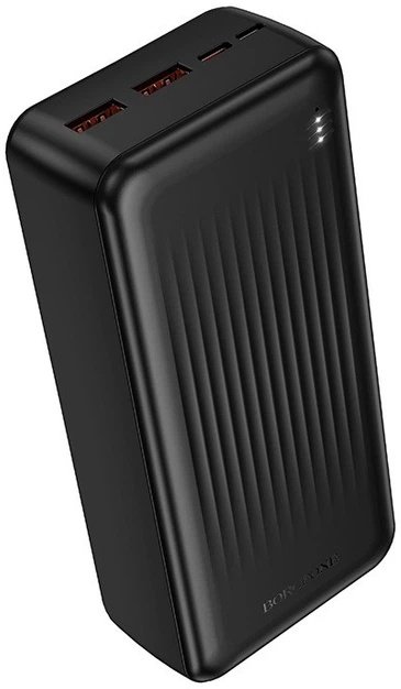 Павербанк Borofone Power Bank BJ80B Clever + 30000mAh 22.5 W Чорний