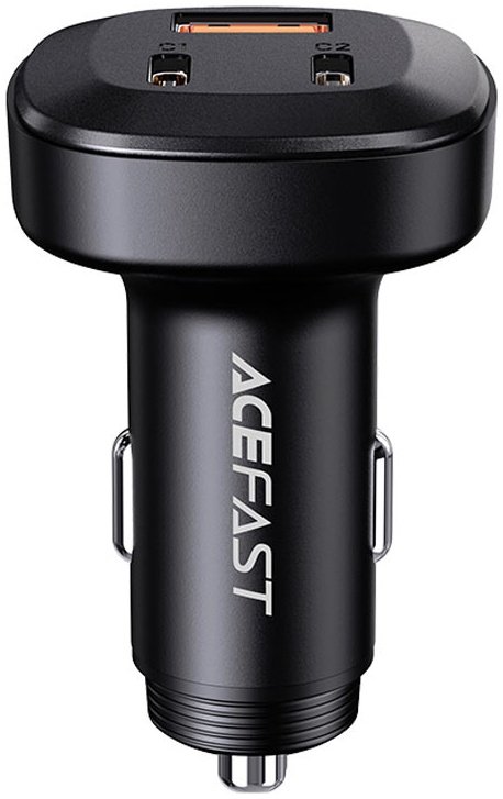 Автомобільний зарядний пристрій Acefast B3 Car Charger (1USB-A/2C) 66 W Чорний