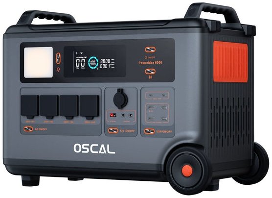 Портативна зарядна станція Blackview Oscal PowerMax 6000 /3600Wh 6000 W