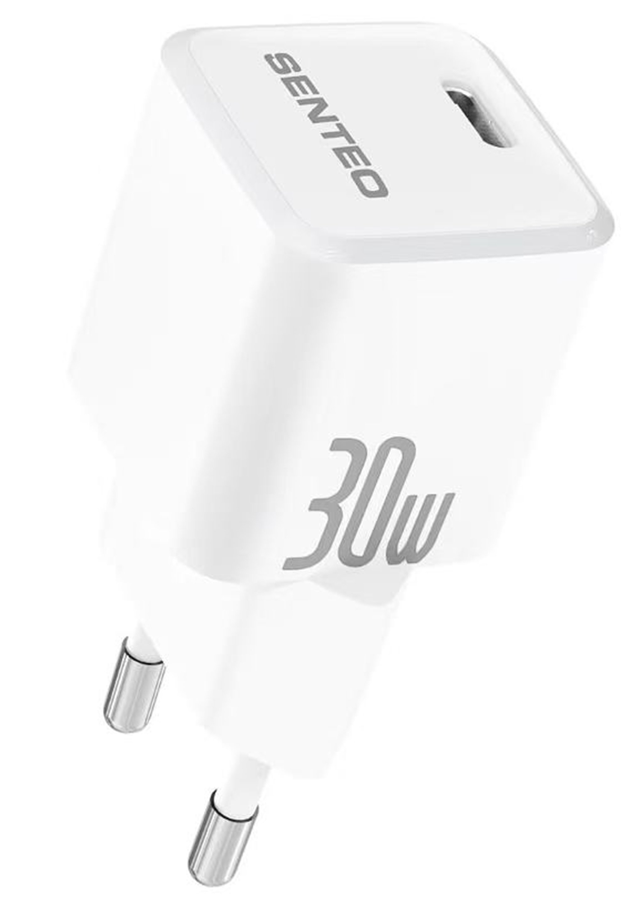 Мережевий зарядний пристрій Senteo Z- GaN 30 W Type-C Білий