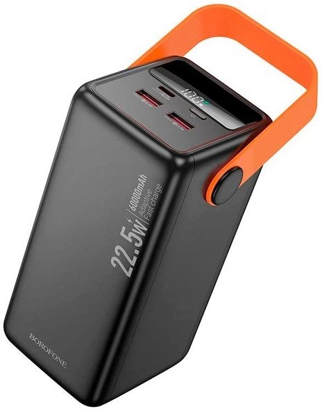 Power Bank Borofone BJ66B Magnifico + 60000 мА·год 22.5 W Чорний