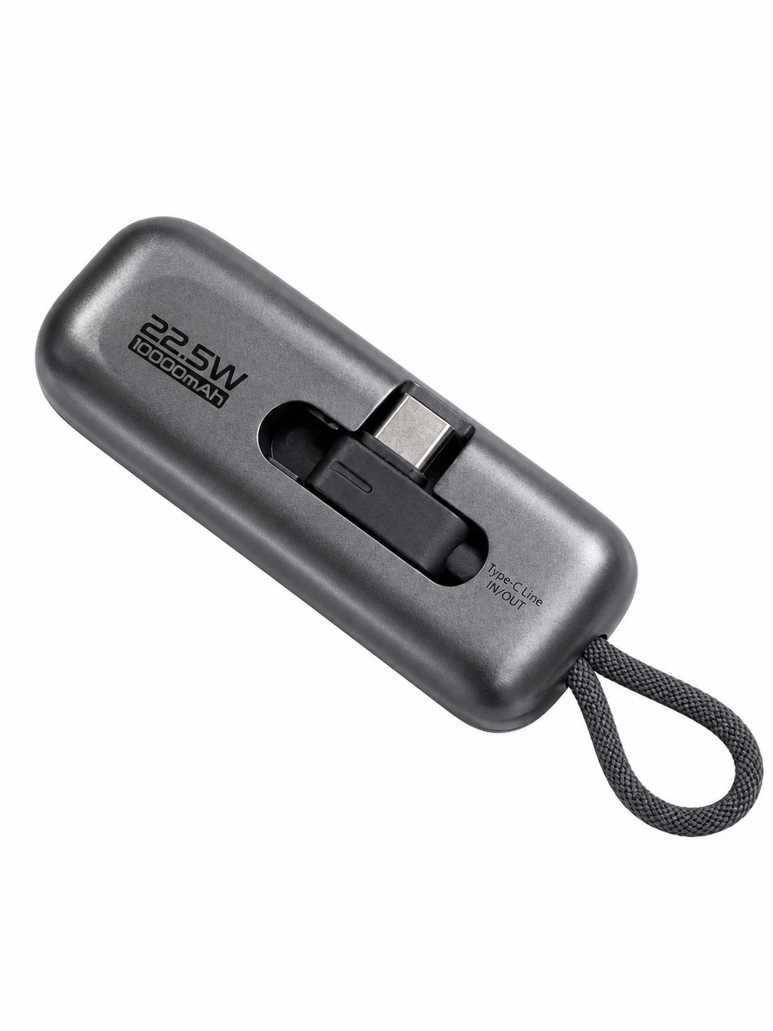 Power Bank Tornado PB-10 cable 10000 мА·год 22.5 W Чорний