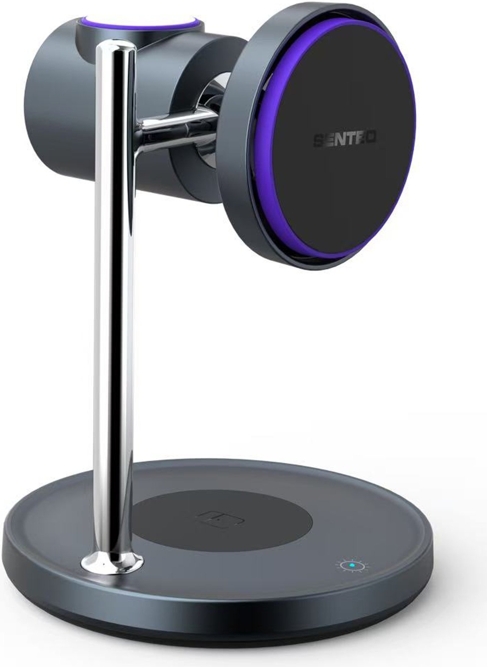 Бездротовий зарядний пристрій Senteo D4 NAVI STAND Station Active Cooling 45 W 3 в 1
